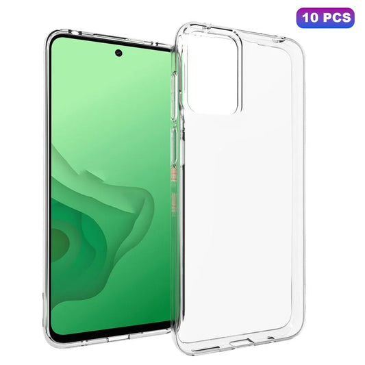 10Pcs  /  Pack For Motorola Moto G Play (2024) 4G Case Watermark-Free TPU Phone Back Protector