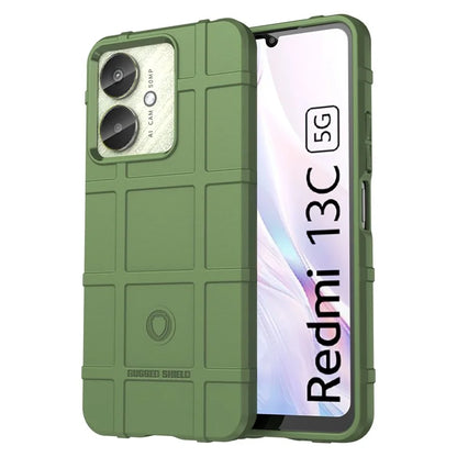 For Xiaomi Redmi 13C 4G  /  13C 5G  /  13R 5G  /  Poco M6 5G  /  Poco C65 4G TPU Case Square Grid Phone Back Cover