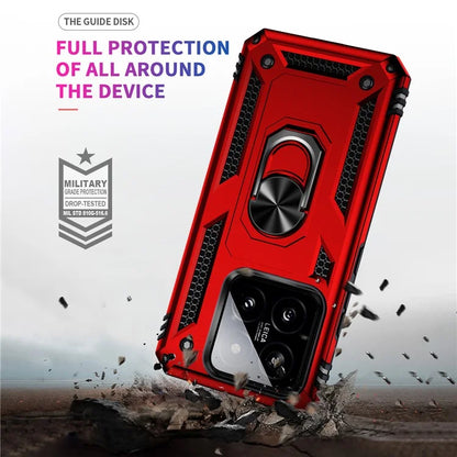 For Xiaomi 14 Drop-proof Case PC+TPU Phone Back Cover with Ring Kickstand