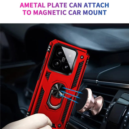 For Xiaomi 14 Pro Case Kickstand PC+TPU Shockproof Phone Cover Protector