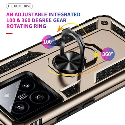 For Xiaomi 14 Pro Case Kickstand PC+TPU Shockproof Phone Cover Protector