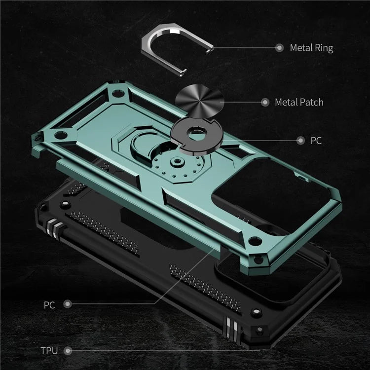 For Xiaomi 14 Pro Case Kickstand PC+TPU Shockproof Phone Cover Protector