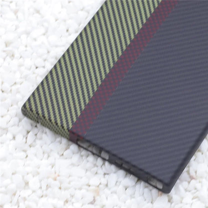 Aramid Fiber Protective Case for Samsung Galaxy S23 Ultra 1500D Texture 3-Color Phone Cover