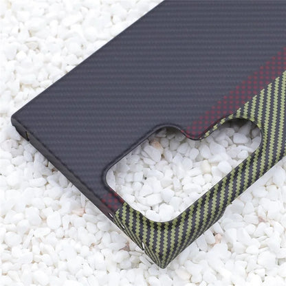 Aramid Fiber Protective Case for Samsung Galaxy S23 Ultra 1500D Texture 3-Color Phone Cover