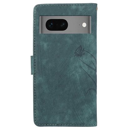 For Google Pixel 8a Phone Case with Strap Wallet Flip PU Leather Cover