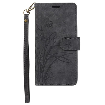 For Google Pixel 8 Pro Flip Leather Case Orchid Butterfly Pattern Wallet Phone Cover