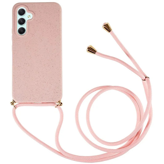 For Samsung Galaxy A05s 4G Eco Phone Case Crossbody Wheat Straw Cover Biodegradable