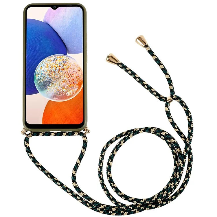 For Samsung Galaxy A05s 4G Eco Phone Case Crossbody Wheat Straw Cover Biodegradable
