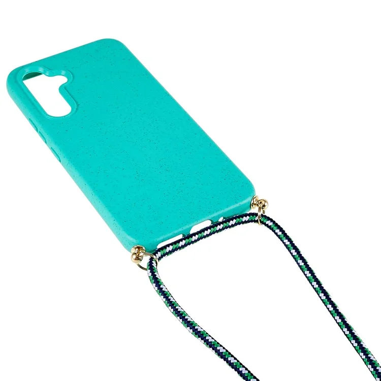 For Samsung Galaxy A05s 4G Eco Phone Case Crossbody Wheat Straw Cover Biodegradable