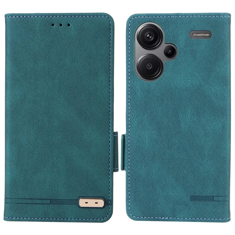 For Xiaomi Redmi Note 13 Pro+ 5G Case Flip Leather Wallet Cover Hardware Decor