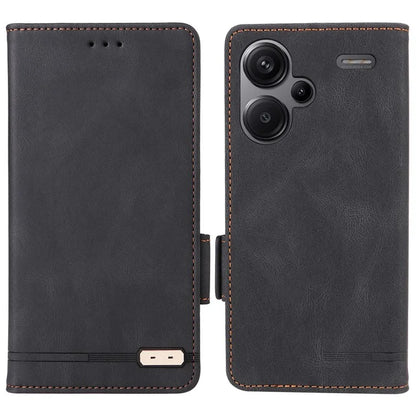 For Xiaomi Redmi Note 13 Pro+ 5G Case Flip Leather Wallet Cover Hardware Decor