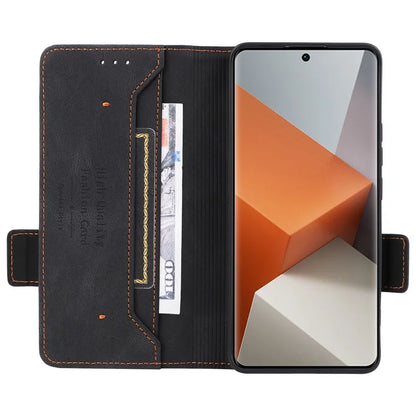 For Xiaomi Redmi Note 13 Pro+ 5G Case Flip Leather Wallet Cover Hardware Decor