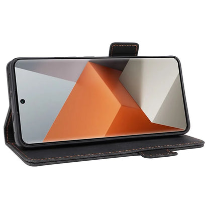 For Xiaomi Redmi Note 13 Pro+ 5G Case Flip Leather Wallet Cover Hardware Decor