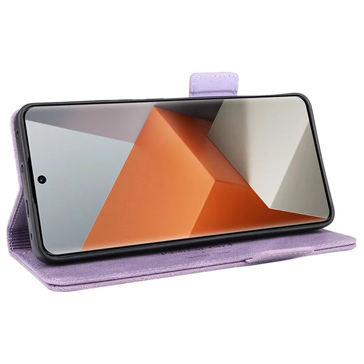 For Xiaomi Redmi Note 13 Pro+ 5G Case Flip Leather Wallet Cover Hardware Decor