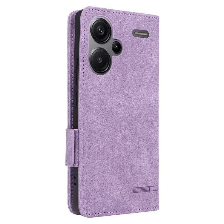 For Xiaomi Redmi Note 13 Pro+ 5G Case Flip Leather Wallet Cover Hardware Decor
