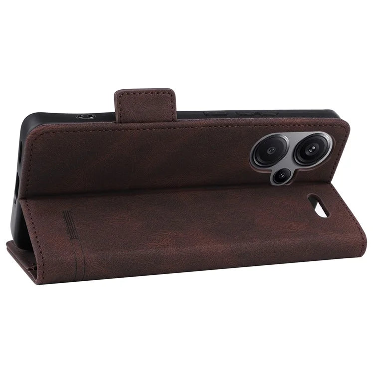 For Xiaomi Redmi Note 13 Pro+ 5G Case Flip Leather Wallet Cover Hardware Decor