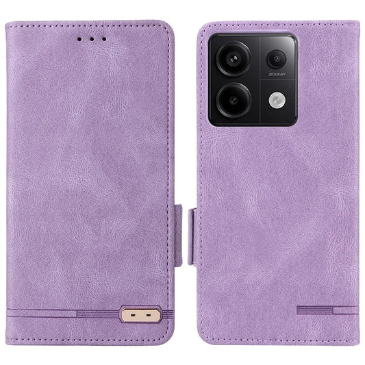 For Xiaomi Redmi Note 13 Pro 5G / Poco X6 5G Wallet Case Hardware Decor Leather Phone Cover