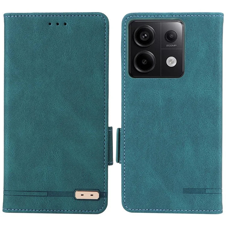 For Xiaomi Redmi Note 13 Pro 5G / Poco X6 5G Wallet Case Hardware Decor Leather Phone Cover