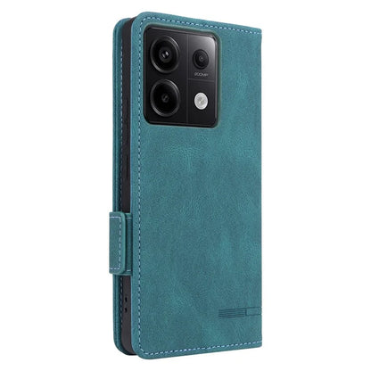 For Xiaomi Redmi Note 13 Pro 5G / Poco X6 5G Wallet Case Hardware Decor Leather Phone Cover
