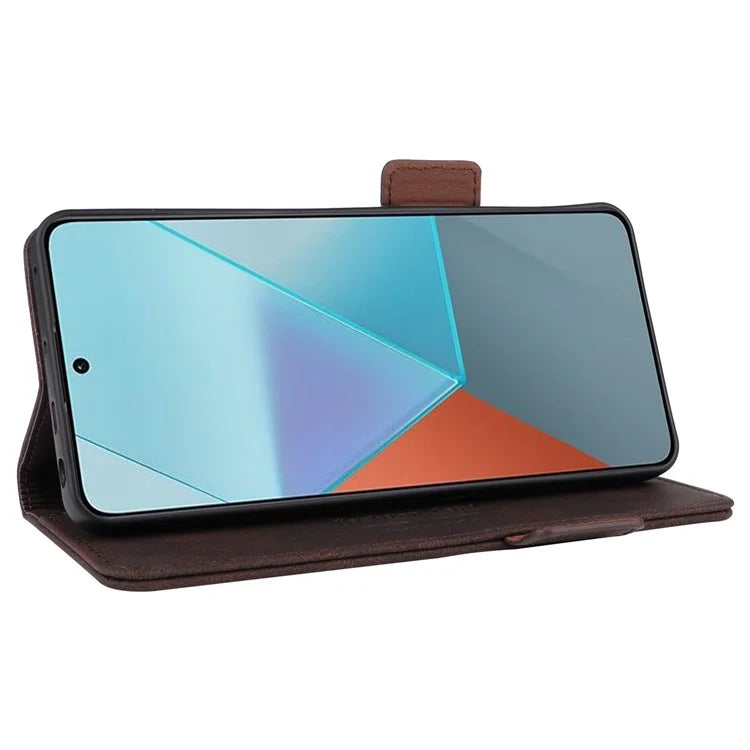 For Xiaomi Redmi Note 13 Pro 5G / Poco X6 5G Wallet Case Hardware Decor Leather Phone Cover