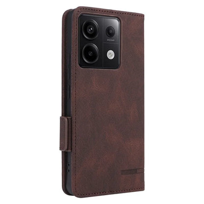 For Xiaomi Redmi Note 13 Pro 5G / Poco X6 5G Wallet Case Hardware Decor Leather Phone Cover