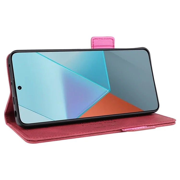 For Xiaomi Redmi Note 13 Pro 5G / Poco X6 5G Wallet Case Hardware Decor Leather Phone Cover