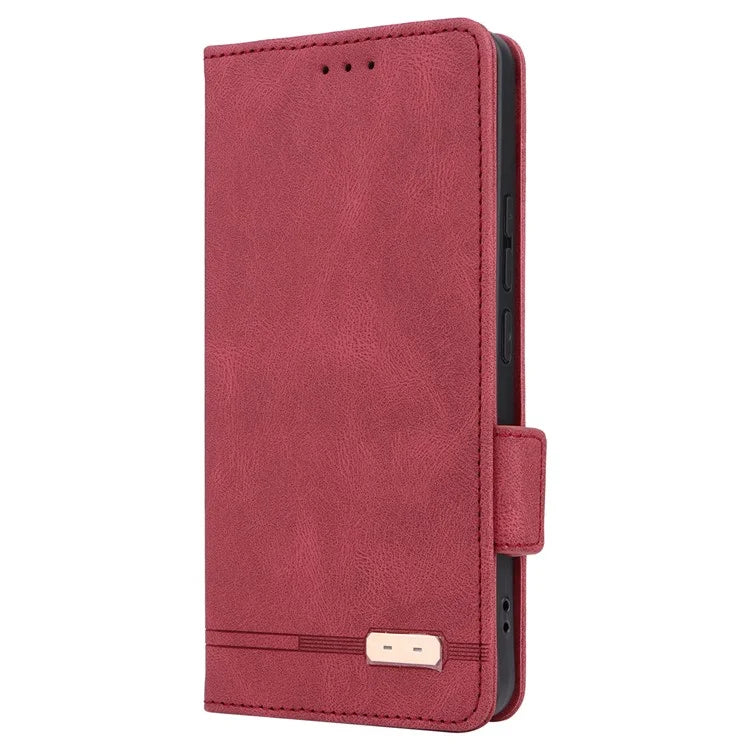 For Xiaomi Redmi Note 13 Pro 5G / Poco X6 5G Wallet Case Hardware Decor Leather Phone Cover