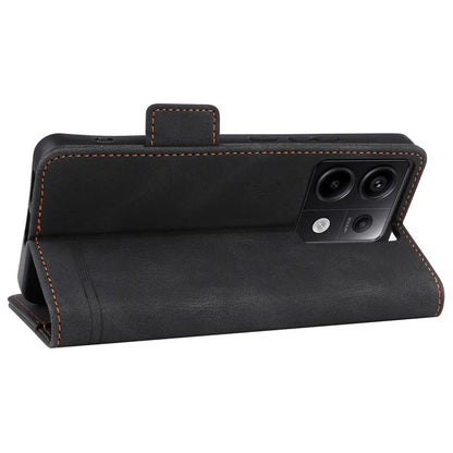 For Xiaomi Redmi Note 13 Pro 5G / Poco X6 5G Wallet Case Hardware Decor Leather Phone Cover
