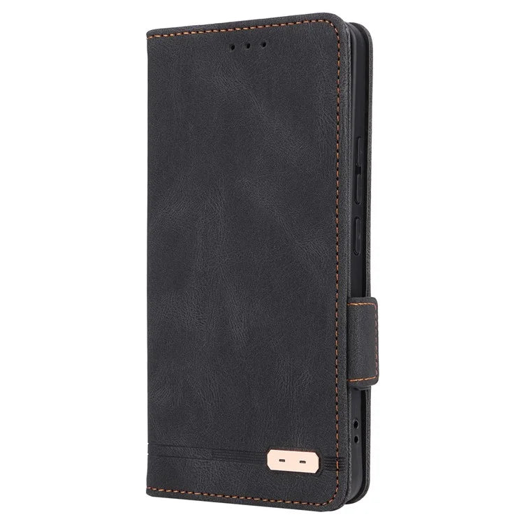 For Xiaomi Redmi Note 13 Pro 5G / Poco X6 5G Wallet Case Hardware Decor Leather Phone Cover