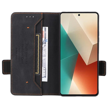 For Xiaomi Redmi Note 13 5G / Note 13 5G (China) Case Wallet PU Leather Flip Phone Cover