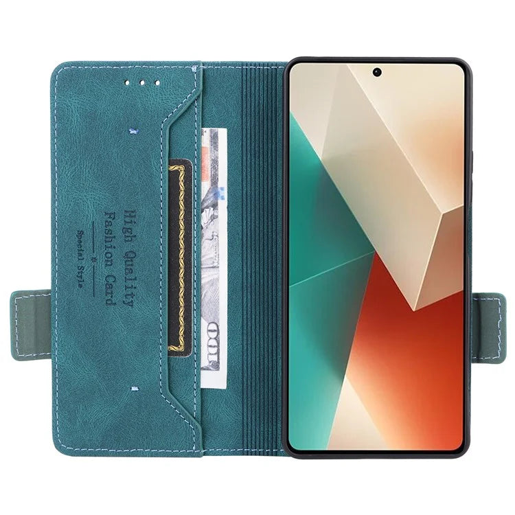For Xiaomi Redmi Note 13 5G / Note 13 5G (China) Case Wallet PU Leather Flip Phone Cover