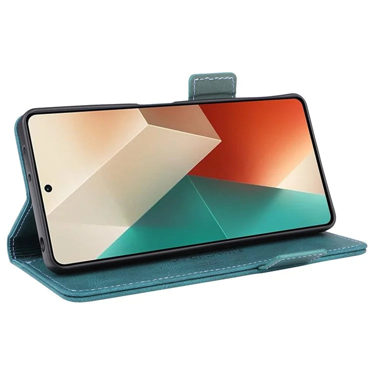 For Xiaomi Redmi Note 13 5G / Note 13 5G (China) Case Wallet PU Leather Flip Phone Cover