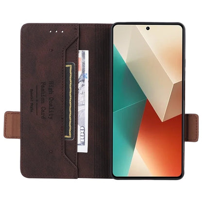 For Xiaomi Redmi Note 13 5G / Note 13 5G (China) Case Wallet PU Leather Flip Phone Cover