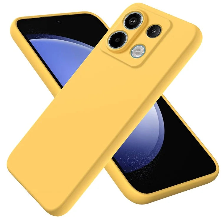 For Xiaomi Redmi Note 13 Pro 5G / Poco X6 5G Case Liquid Silicone Phone Cover Anti-Scratch Fiber Lining