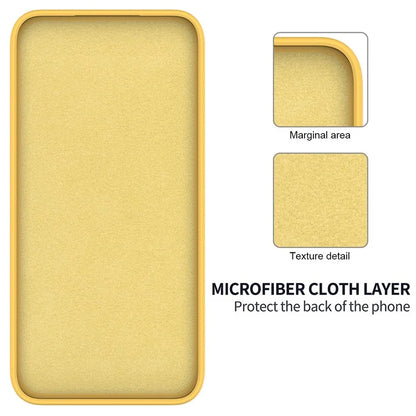 For Xiaomi Redmi Note 13 Pro 5G / Poco X6 5G Case Liquid Silicone Phone Cover Anti-Scratch Fiber Lining