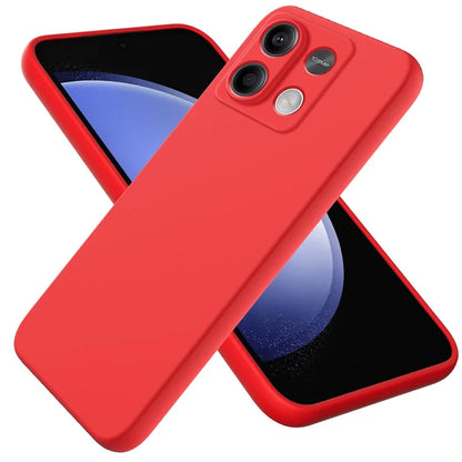For Xiaomi Redmi Note 13 5G / Note 13 5G (China) Case Liquid Silicone Slim Protective Phone Cover with Strap