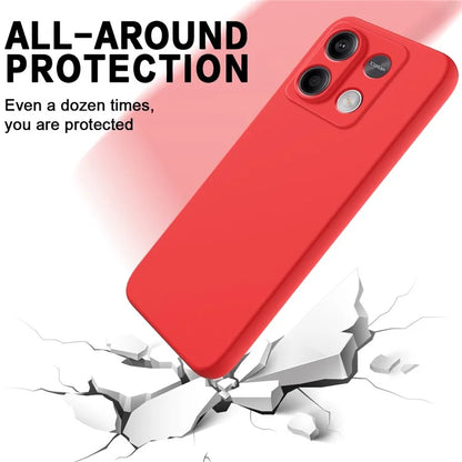 For Xiaomi Redmi Note 13 5G / Note 13 5G (China) Case Liquid Silicone Slim Protective Phone Cover with Strap