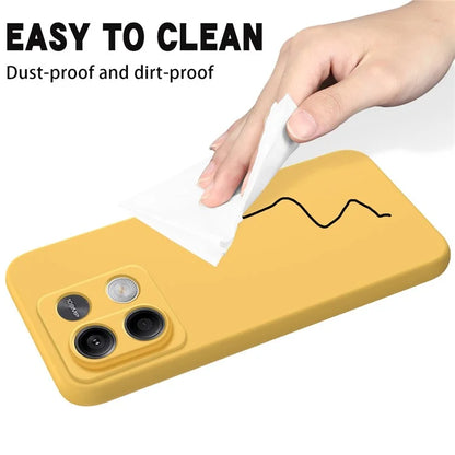 For Xiaomi Redmi Note 13 5G / Note 13 5G (China) Case Liquid Silicone Slim Protective Phone Cover with Strap