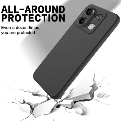 For Xiaomi Redmi Note 13 5G / Note 13 5G (China) Case Liquid Silicone Slim Protective Phone Cover with Strap