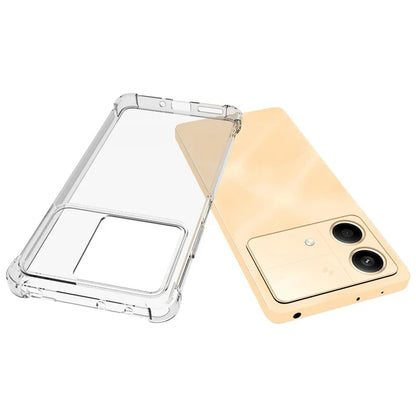 For Xiaomi Redmi Note 13R Pro 5G Clear TPU Case Anti-slip Soft Phone Back Cover