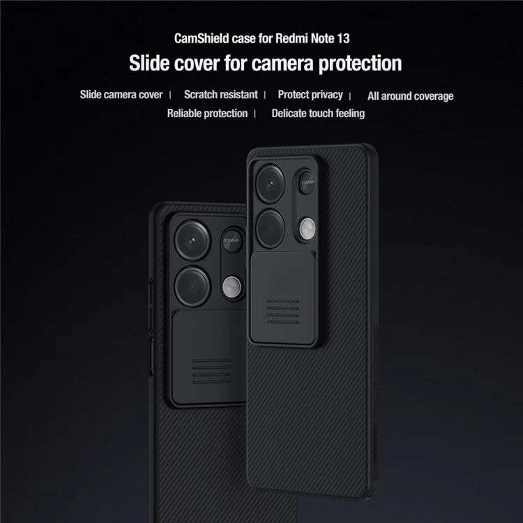 NILLKIN CamShield for Xiaomi Redmi Note 13 5G  /  Note 13 5G (China) Case PC Phone Cover with Camera Slider