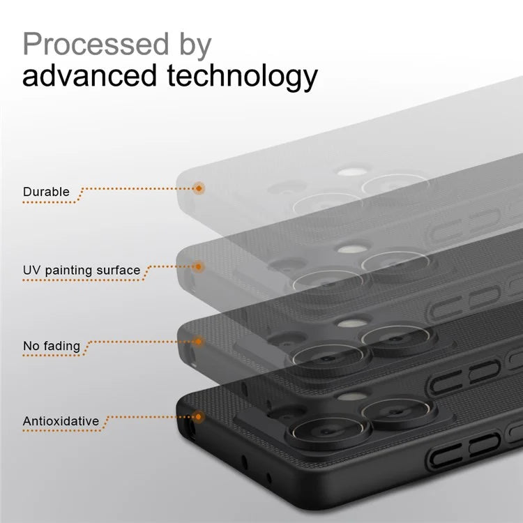 NILLKIN Frosted Shield for Xiaomi Redmi Note 13 5G  /  Note 13 5G (China) Back Case PC Anti-fingerprint Phone Cover