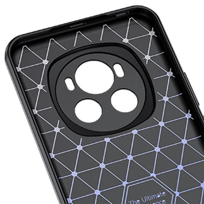 For Honor Magic6 Pro 5G Back Case Litchi Texture Soft PU Phone Protective Cover
