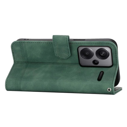 DIERFENG DF-03 for Xiaomi Redmi Note 13 Pro+ 5G Leather Case Phone Wallet Stand