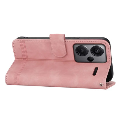 DIERFENG DF-03 for Xiaomi Redmi Note 13 Pro+ 5G Leather Case Phone Wallet Stand