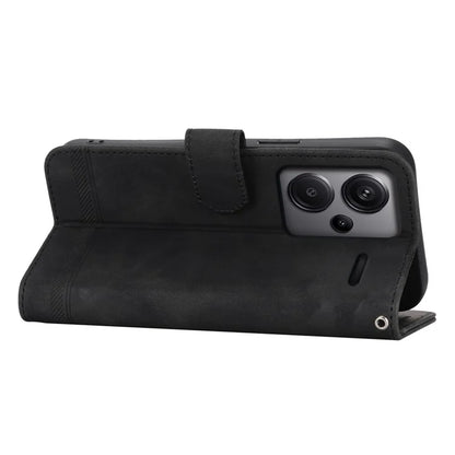 DIERFENG DF-03 for Xiaomi Redmi Note 13 Pro+ 5G Leather Case Phone Wallet Stand