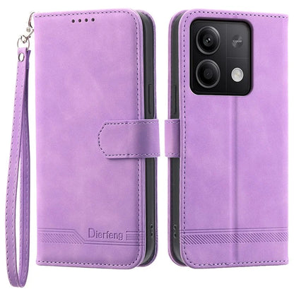 DIERFENG DF-03 for Xiaomi Redmi Note 13 5G / Note 13 5G (China) Case Wallet Leather Cover