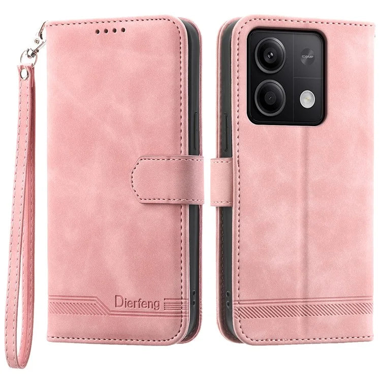 DIERFENG DF-03 for Xiaomi Redmi Note 13 5G / Note 13 5G (China) Case Wallet Leather Cover
