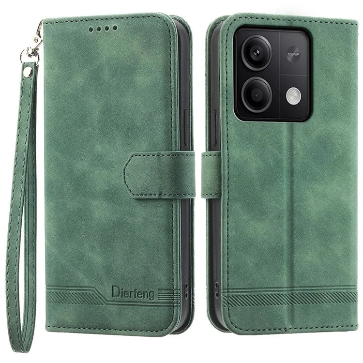 DIERFENG DF-03 for Xiaomi Redmi Note 13 5G / Note 13 5G (China) Case Wallet Leather Cover
