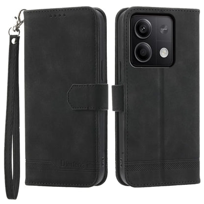 DIERFENG DF-03 for Xiaomi Redmi Note 13 5G / Note 13 5G (China) Case Wallet Leather Cover